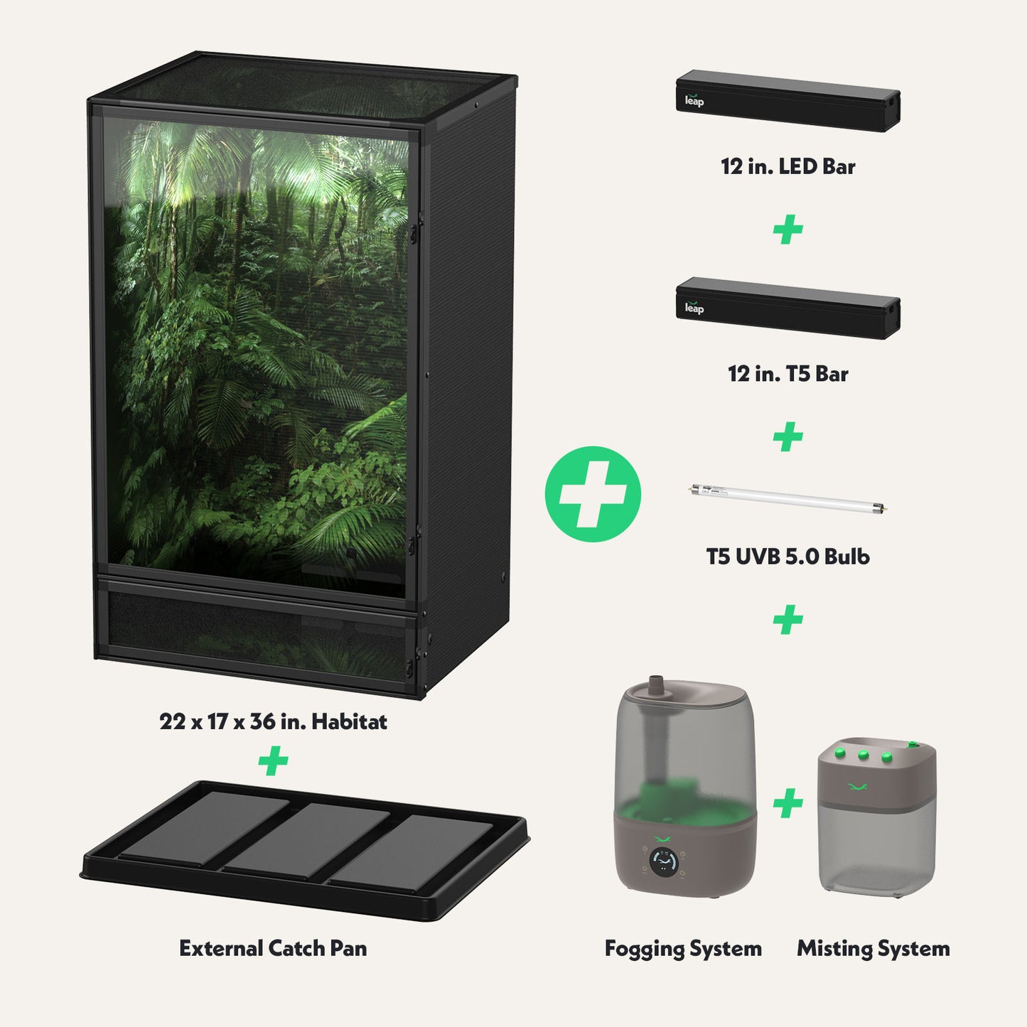 Leap Habitat - 22x17x36 in.